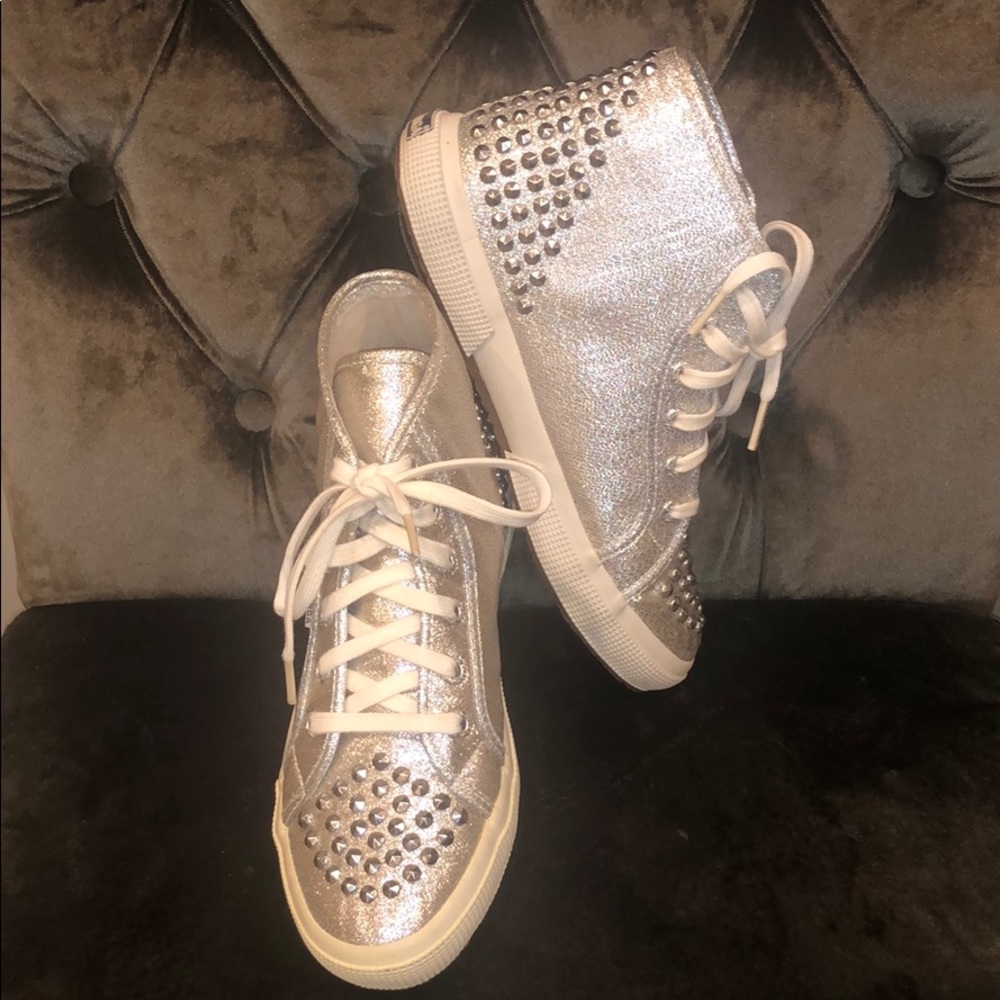 Women’s Superga Silver Sneakers